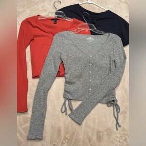 Bundle of THREE great tops together!!!